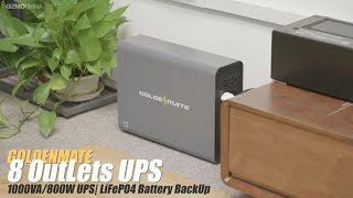 GoldenMate 8 Outlets UPS Review: Live Off Grid? At Least With a UPS