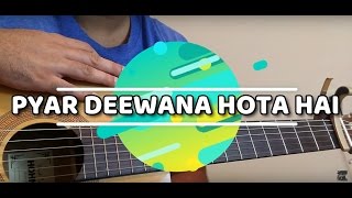 Pyar Deewana Hota Hai | Kati Patang | Guitar Cover Lesson