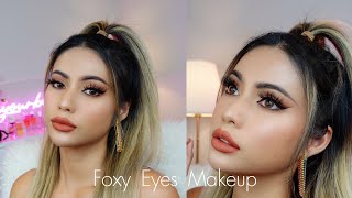 Foxy Eyes Makeup ตาเฉี่ยวสไตล์สายฝอ🔥 แต่งตามได้ง่ายๆ เทคนิตไม่ยากค่ะ เทิร์นสายฝอ💗