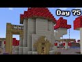 I Survived 100 Days in a MUSHROOM ISLAND Only world in Minecraft Hardcore