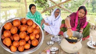 গাছের পাকা তাল কুড়িয়ে আজ বানালাম তালের ফুলুরি/তালের বড়া😳taler bora/taler fuluri recipe