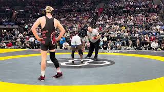 150 lbs D2 State Final Brody Saccoccia, Steubenville vs Bo Hertenstein, St. Marys Memorial