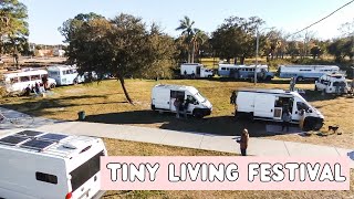 Our First VAN LIFE Event // Tiny Living Festival (Skoolies, Vans, Tiny Homes, and MORE!)