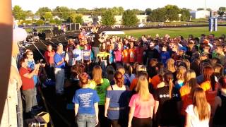 Whiteland HS Combined Choir....National Anthem 2013