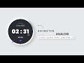Modern Digital/Analog clock using simple html, css and javascript only