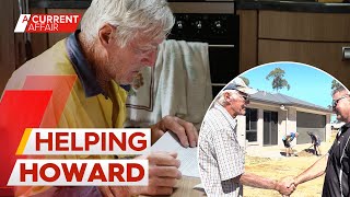 Queensland tradies come to the rescue of grandfather living in caravan | A Current Affair