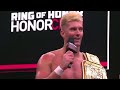 The NJPW & ROH TV champions Zack Sabre Jr & Samoa Joe come face-to-face  ROH Honor Club TV 51823