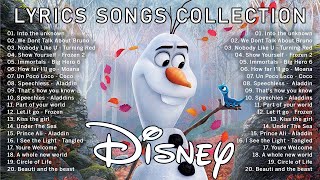 Disney New Songs Playlist ⭐ Disney Lyrics 2023 🌻  Walt Disney Classic Best Hits 💕 Relax Music