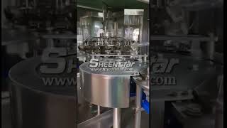 SHEENSTAR 6000BPH Apple Juice Washing Washing Filling Capping 4 in 1 machine in Ethiopia  Factory