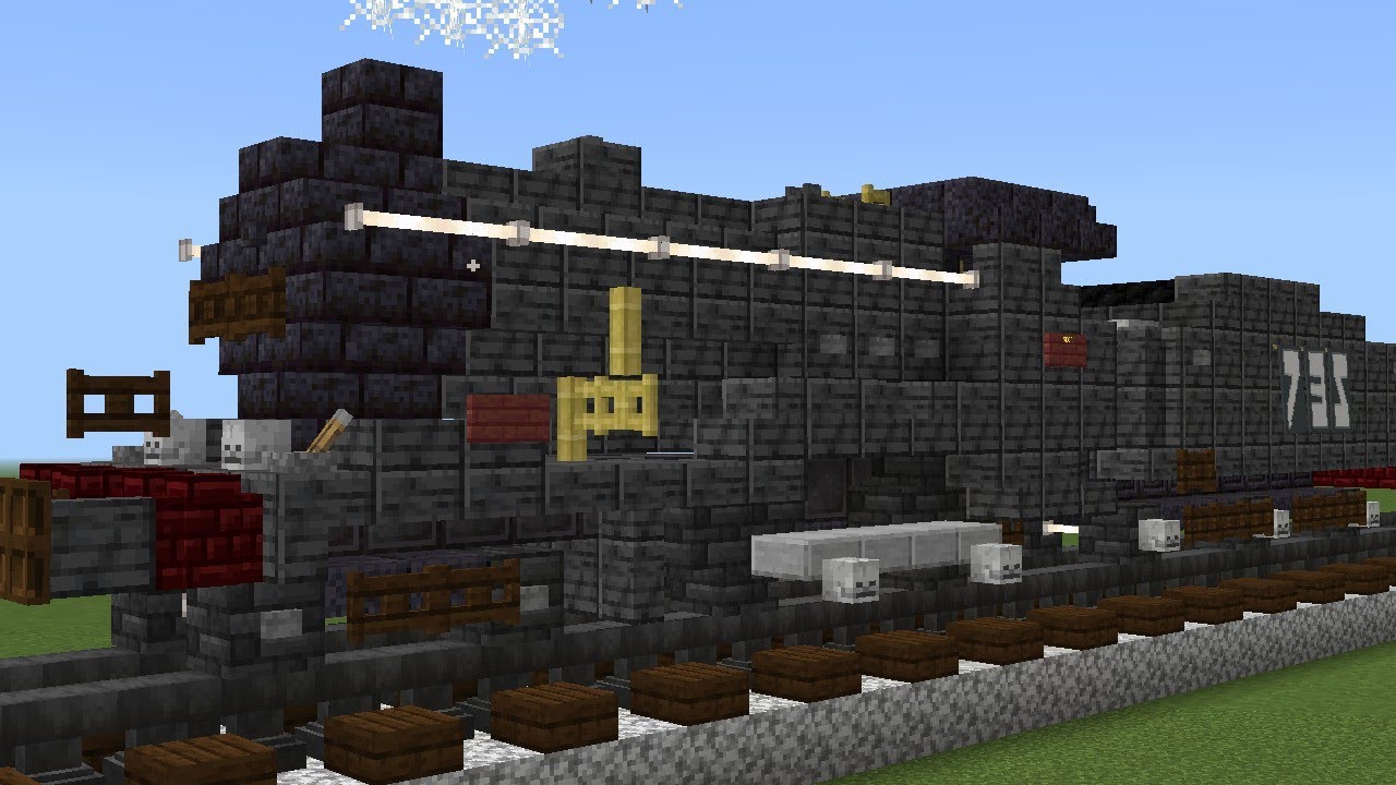 Minecraft Secr D1 Steam Locomotive Tutorial Youtube
