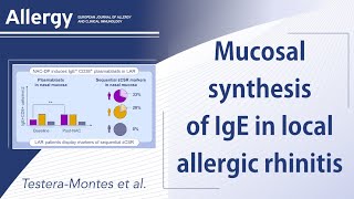 Mucosal synthesis of IgE in local allergic rhinitis patients
