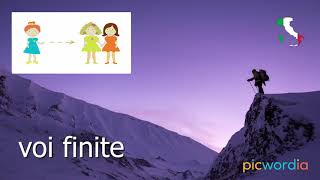 FINIRE - to finish - Italian verbs in the present tense