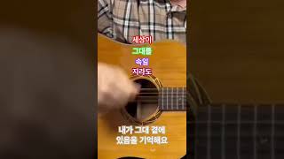 (기타커버_GuitarCover)93. 세상이 그대를 속일지라도(원곡 : 김장훈) (풀버전은 채널에~~)