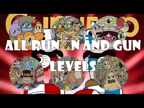 Cuphead All Run 'n Gun Levels - YouTube