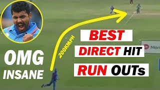 Top 10 Best Direct Hit Run Outs in Cricket History | Direct Hit Run Outs by My tech channel