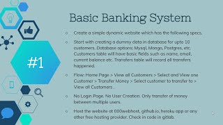 Basic Banking System || TSF GRIP Task