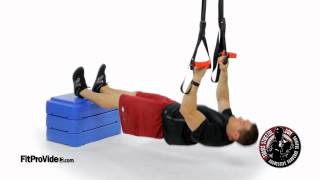 TRX Feet Elevated Recline Row