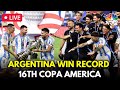 LIVE: Argentina Win Record 16th Copa America, Martinez Nets Extra-Time Winner Against Colombia |N18G