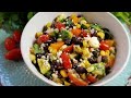 My Ron's  favorite BLACK BEAN AND CORN SALAD/ Side dish /Vegetarian/Easy ❤