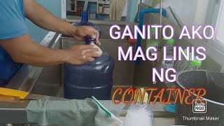 PAANO MAG HUGAS NG CONTAINER? SA WATER RIFFILING STATION// KAWATER VLOG TV