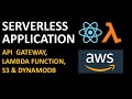 AWS API Gateway + AWS Lambda + AWS DynamoDB