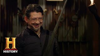 Forged in Fire: Beat the Judges: MEDIEVAL ARMING SWORD CHALLENGE: Steven vs. Dave (S1) | History