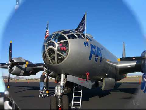 Fifi Restored B 29 Bomber Ride At Deer Valley Airport - YouTube