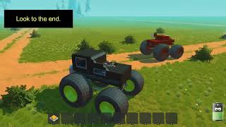 Scrap Mechanic Monster Truck. 70🎬 Who's going to land great?✅