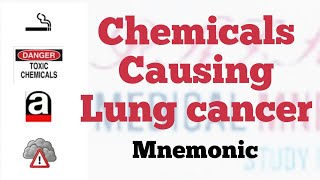 Chemicals causing lung cancer Mnemonic