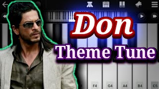 Don Piano Tutorial | Don Piano Theme Tune | Don Piano Ringtone | Shahrukh khan Songs on Piano