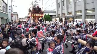 総踊り　年番を引き継ぐ下川岸区　年番引継ぎ行事　佐原の大祭秋祭り2022中日2022年10月7日　 00403