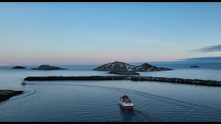 Brattholmen på fiske utenfor Sørøya