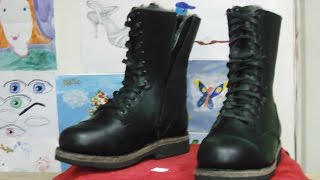 Making super warm Natural winter boots \\ Делаем зимние берцы 