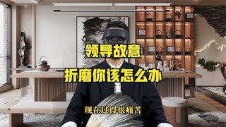 职场那些事儿EP22(第22集)：领导故意折磨你该怎么办  ,职场规则,职场潜规则,职场干货,职场,职场文化,办公室文化,职场处世之道,人际交往,人性,人生感悟,处世之道,潜规则,人生智慧