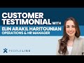 PeopleLinx | Customer Testimonial with Elin Arakil Haritounian, Ops & HR Manager, Connect Outbound