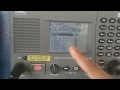 Cara self test transceiver SSB ato MF HF merk JRC