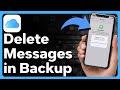 How To Delete Messages From iCloud Backup