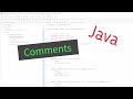 Comments in Java