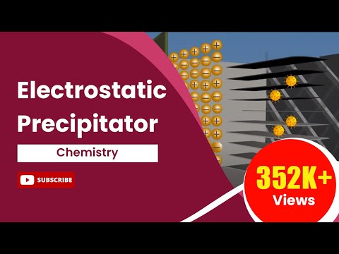 How do electrostatic precipitators reduce air pollution?