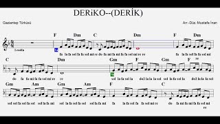 Deriko Türküsü yabancı versiyon