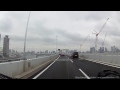 【車載動画】首都高11号台場線線 レインボーブリッジ（西行き） rainbow bridge