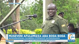 Museveni Afulumizza aba Boda Boda Batendekeddwa Okubeera n’Omwoyo gw’Eggwanga