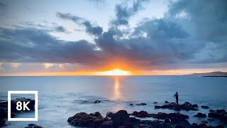 8K Soothing Ocean Sounds in Kauai, Hawaii, Fir Deep Sleep ASMR 2 Hours