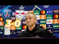 Luis Enrique respira después de ganarle al LEIPZIG por 3-0 RUEDA DE PRENSA  | CHAMPIONS