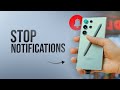 How to Stop Notifications on Android (tutorial)