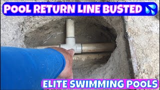 Under Ground Pool Return Repair.