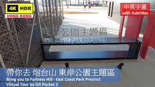 【HK 4K】帶你去 炮台山 東岸公園主題區 | Bring you to East Coast Park Precinct | DJI Pocket 2 | 2021.10.04