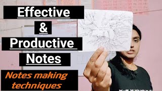 Effective \u0026 productive notes techniques! Productive Notes कश्या काढाव्यात! #notesmaking #mpscnotes