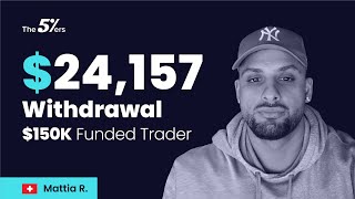 $150K Funded Trader Withdrew $24,157 While Scaling His Account Twice