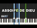 Rachel Kyalone - Assoifé de Dieu | EASY PIANO TUTORIAL BY Extreme Midi